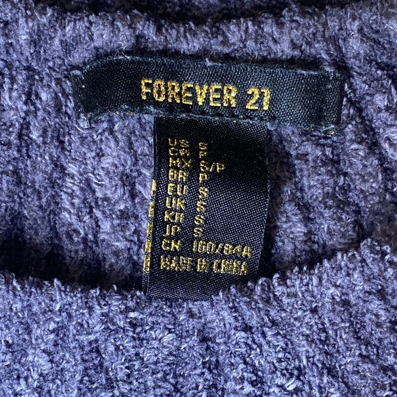 Forever 21 Cropped Sweater Brown - Picture 3 of 3